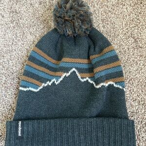 Patagonia Gray Beanie with Pom